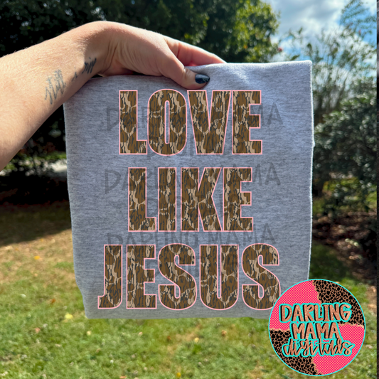 Camo love like Jesus