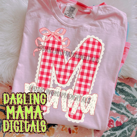 Red gingham mama