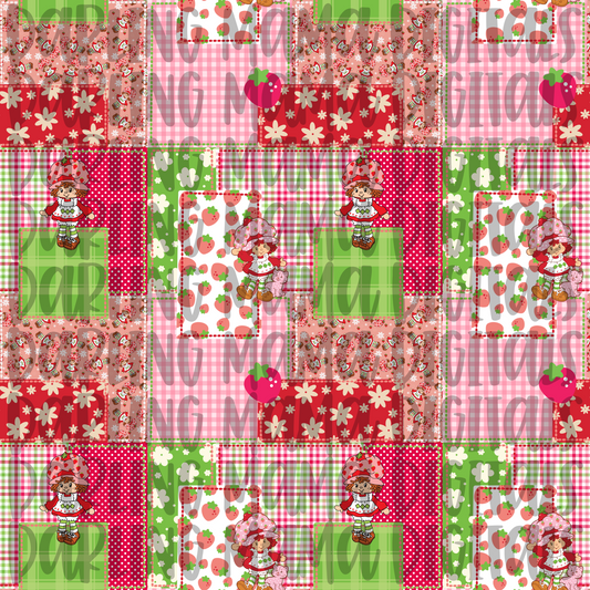 Strawberry Shortcake Patchwork Seamless File