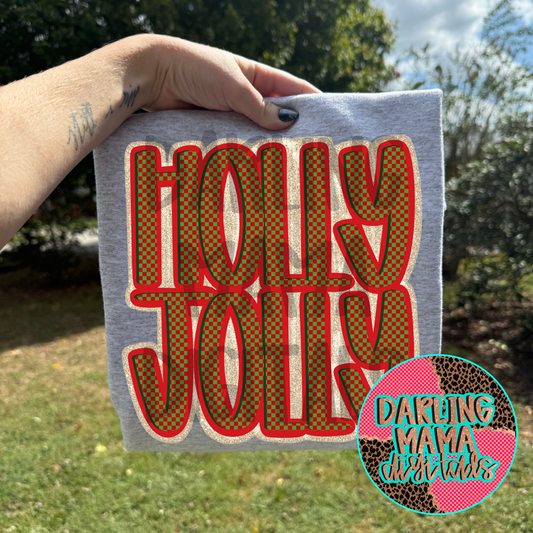 Red and Green Holly Jolly