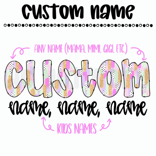Brushstroke Custom name