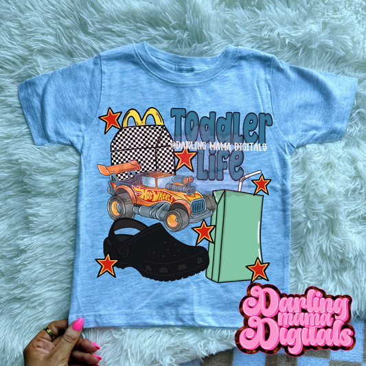 Toddler life race car