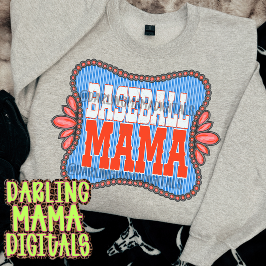 Western baseball mama