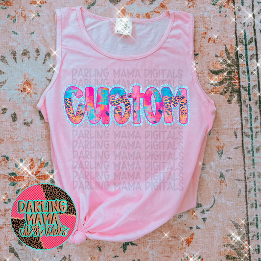 Preppy Paint Custom name