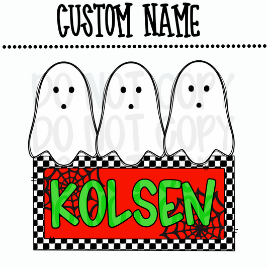 Custom Boy Ghost Name