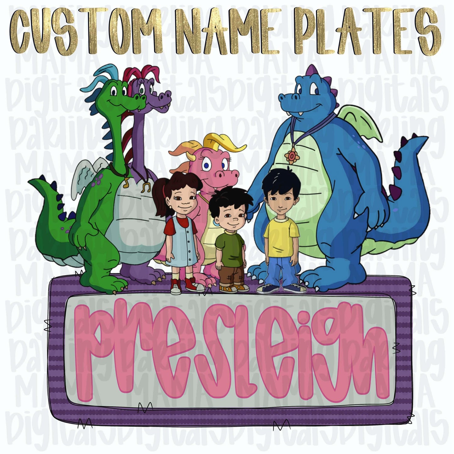 Custom girl dragon tales