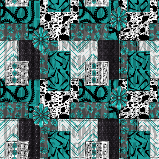 Cow Print N*ke Patchwork