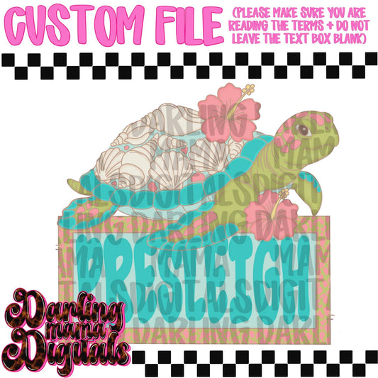 Custom sea turtle