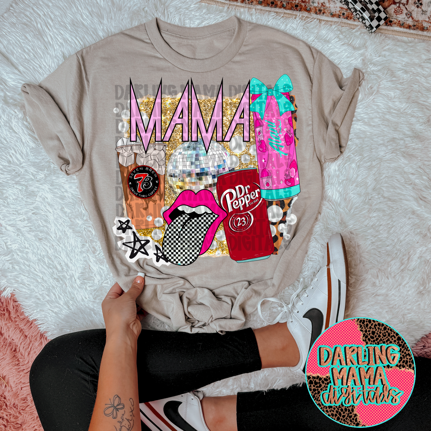Mama Drinks Collage