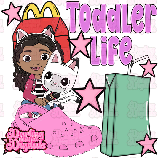 Toddler life g*bbys dollhouse