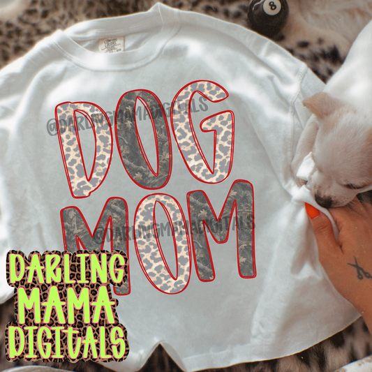 Cheetah camo Dog mom