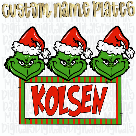 Custom red green guy