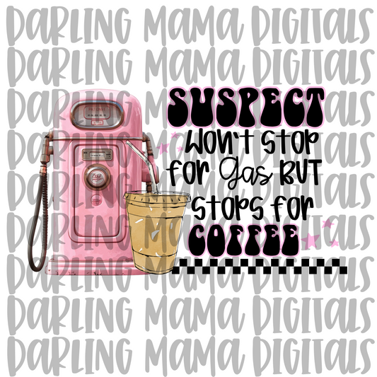 Suspect won’t stop for gas