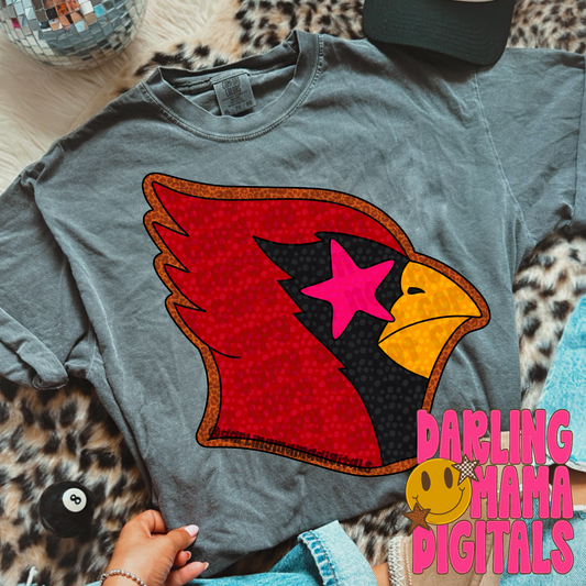 Preppy cheetah cardinal