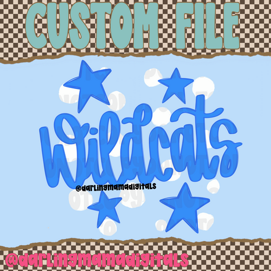 Custom polka dot team