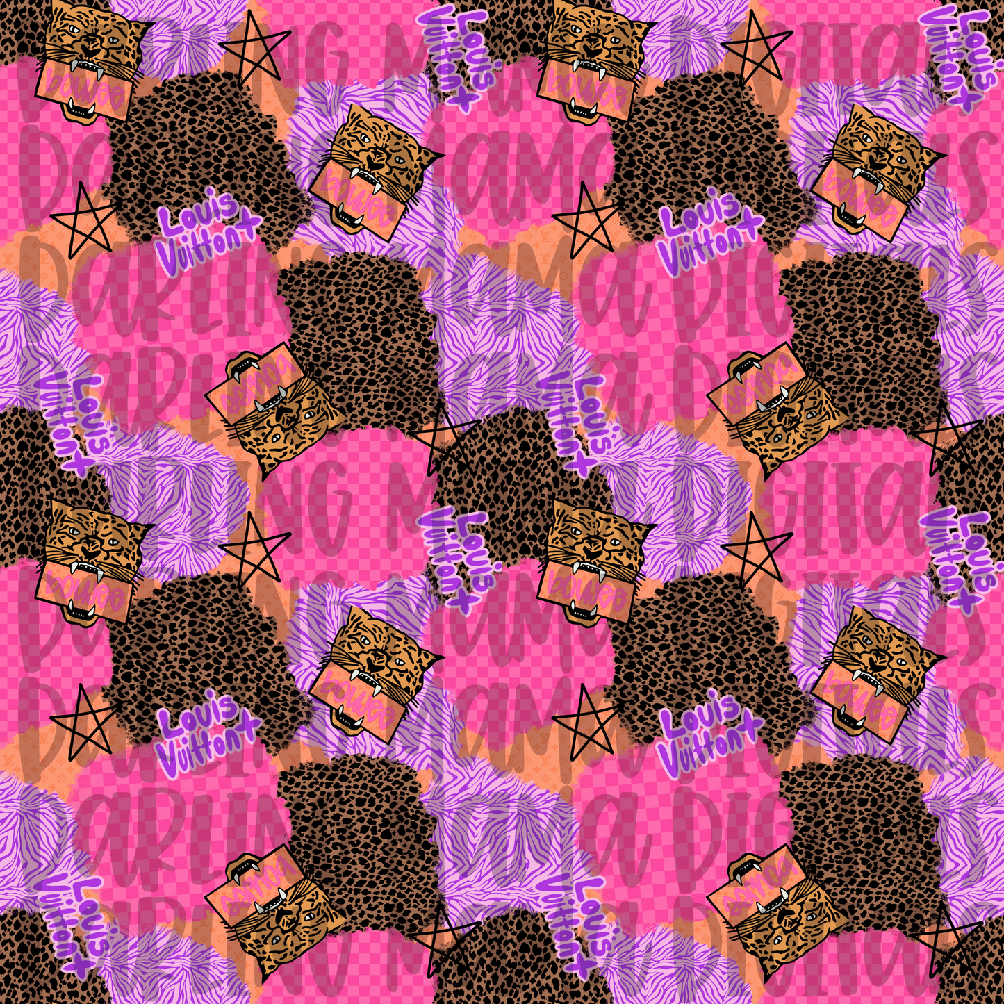 Boujee Cheetah Blotch Seamless