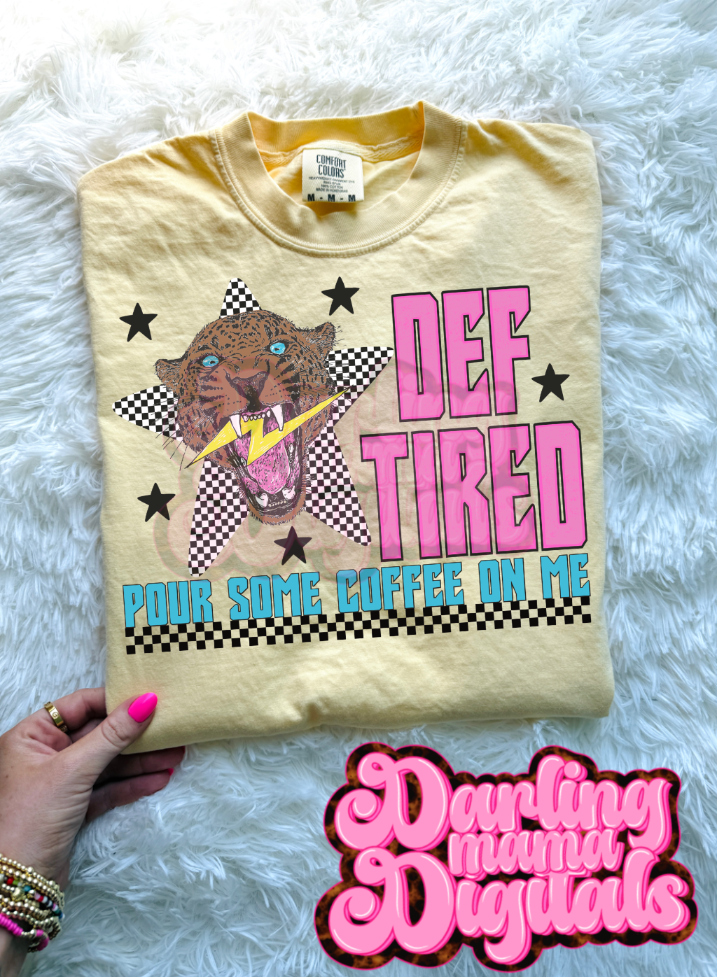 Def tired pour some coffee on me