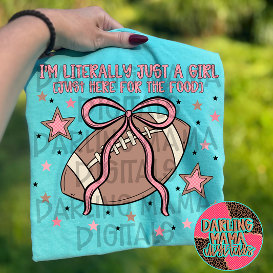 Literally just a girl (just here for the food)