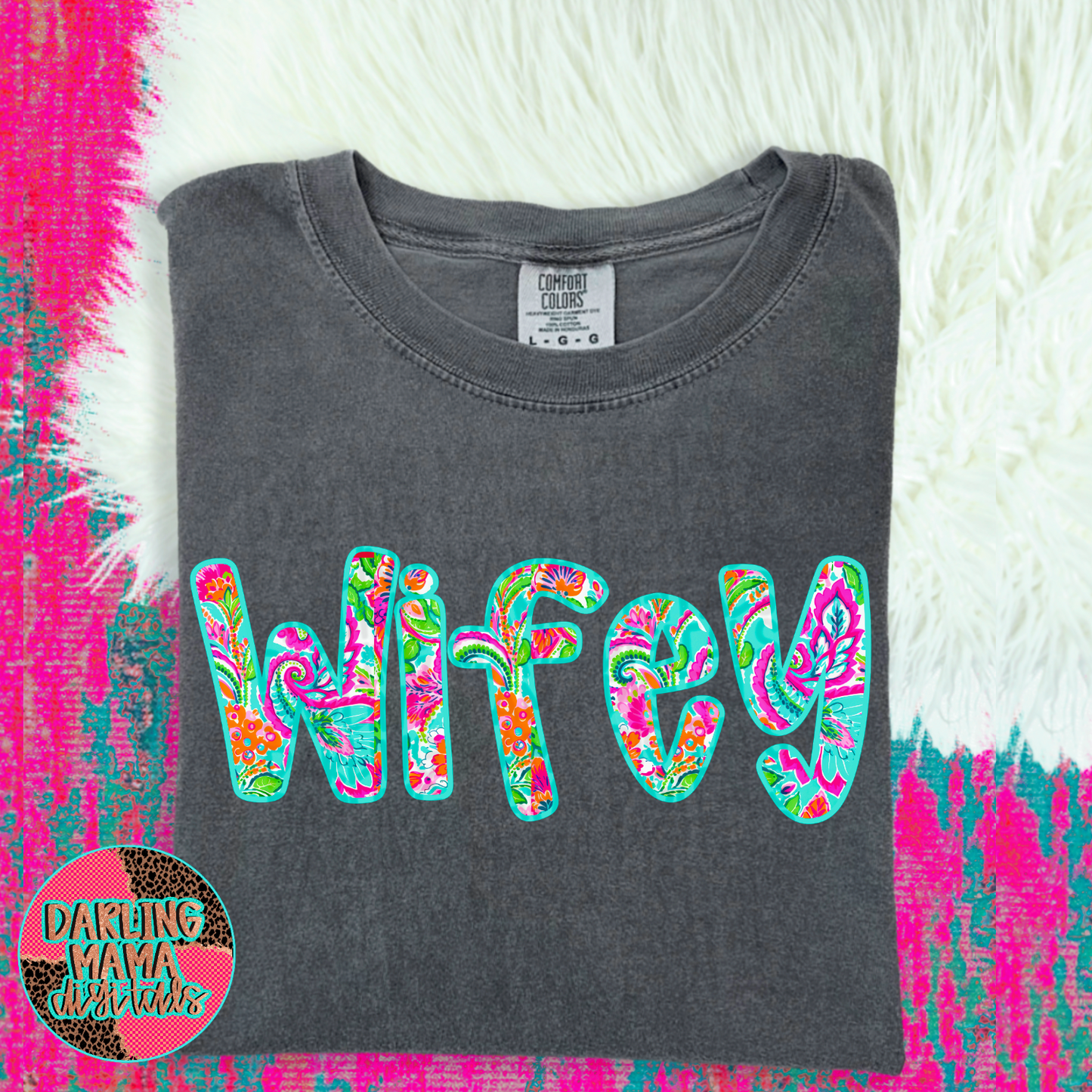 Bright Paisley Wifey