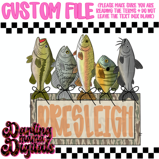 Custom girl fish