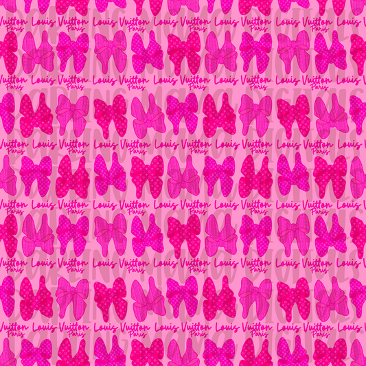 Pink Paris Bows Seamless File