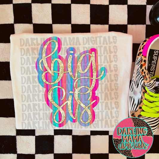 Rainbow streak big sis