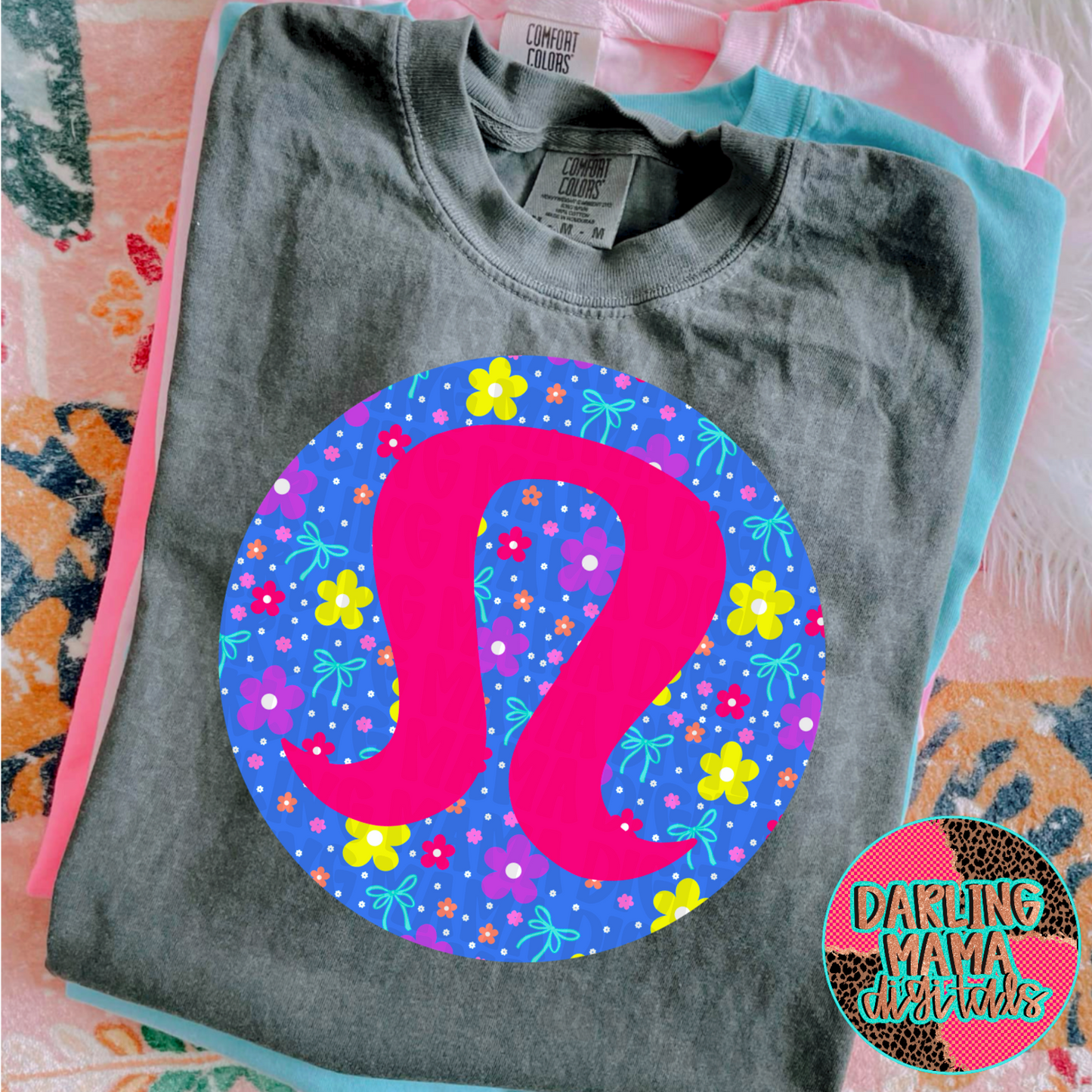 Neon Flower Bow L*lu