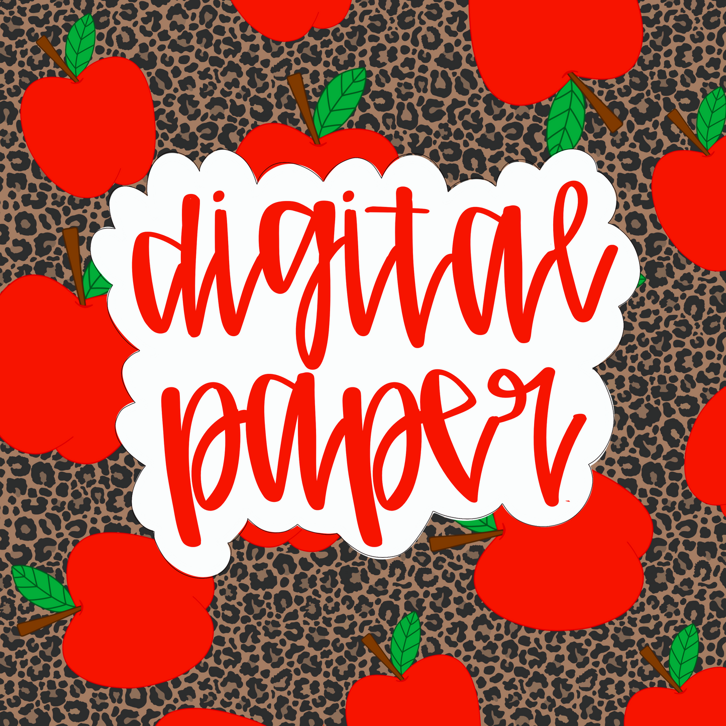 Cheetah Apple DIGITAL PAPER NOT SEAMLESS