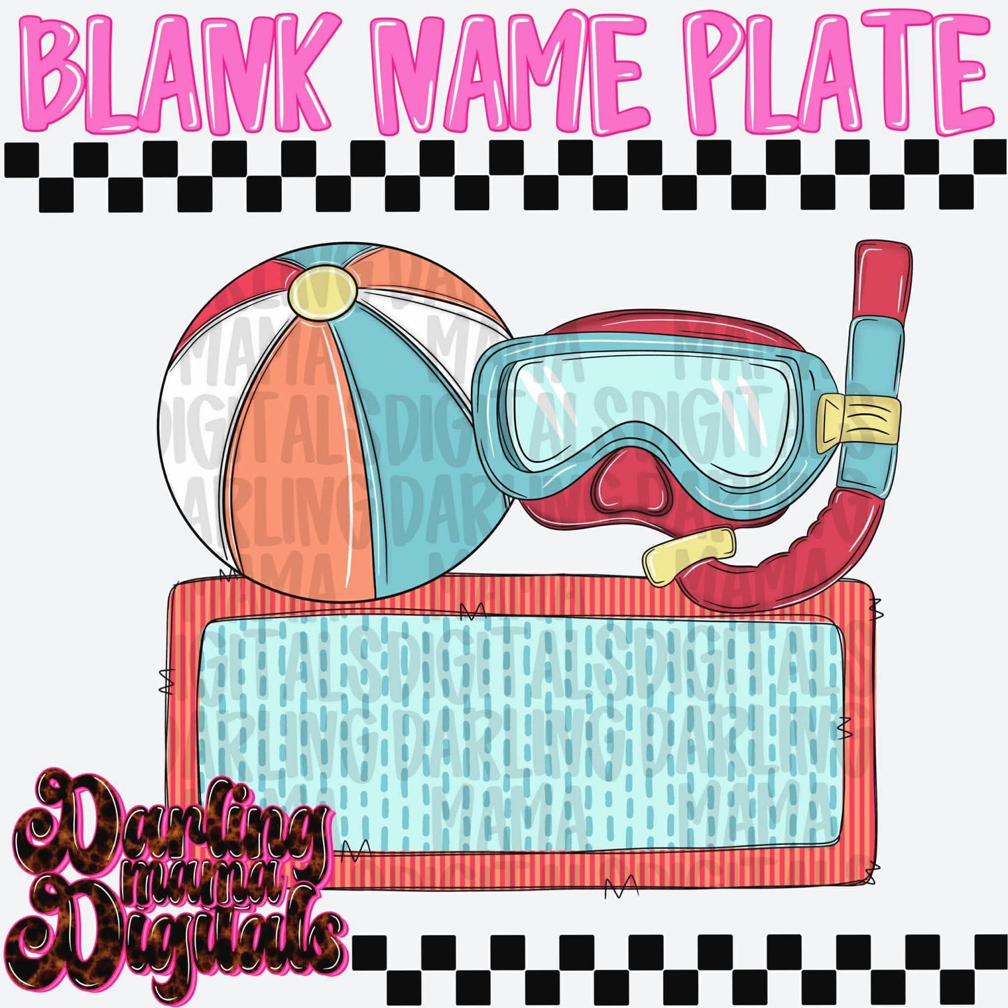 Boy beach ball and googles