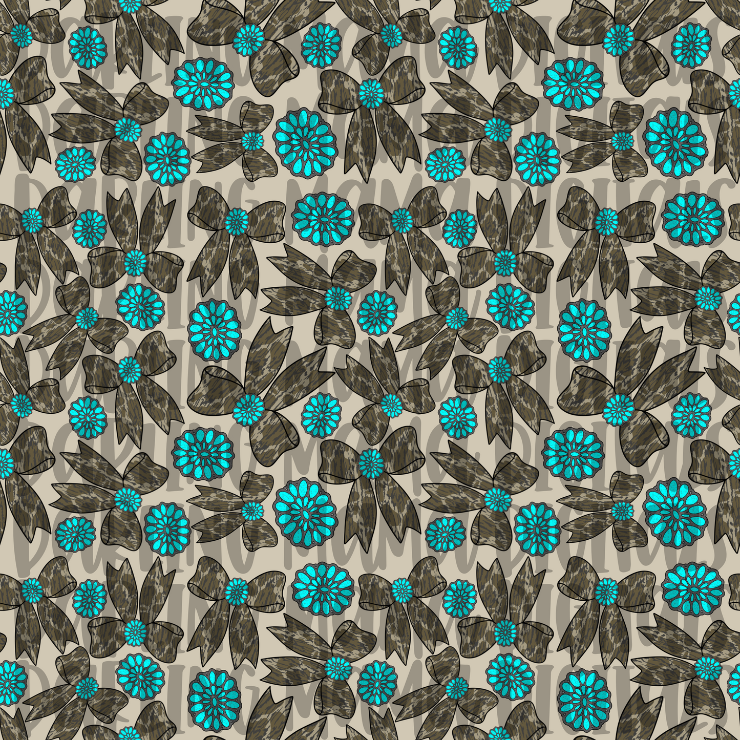 LAST CHANCE Bottomland Camo Bow Seamless File