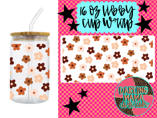 Neutral Flower Cup Wrap