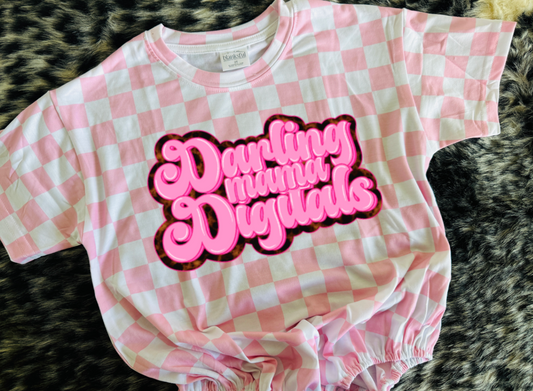 Blanksful pink checkered
