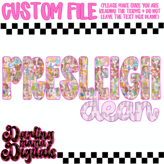 Custom princess name