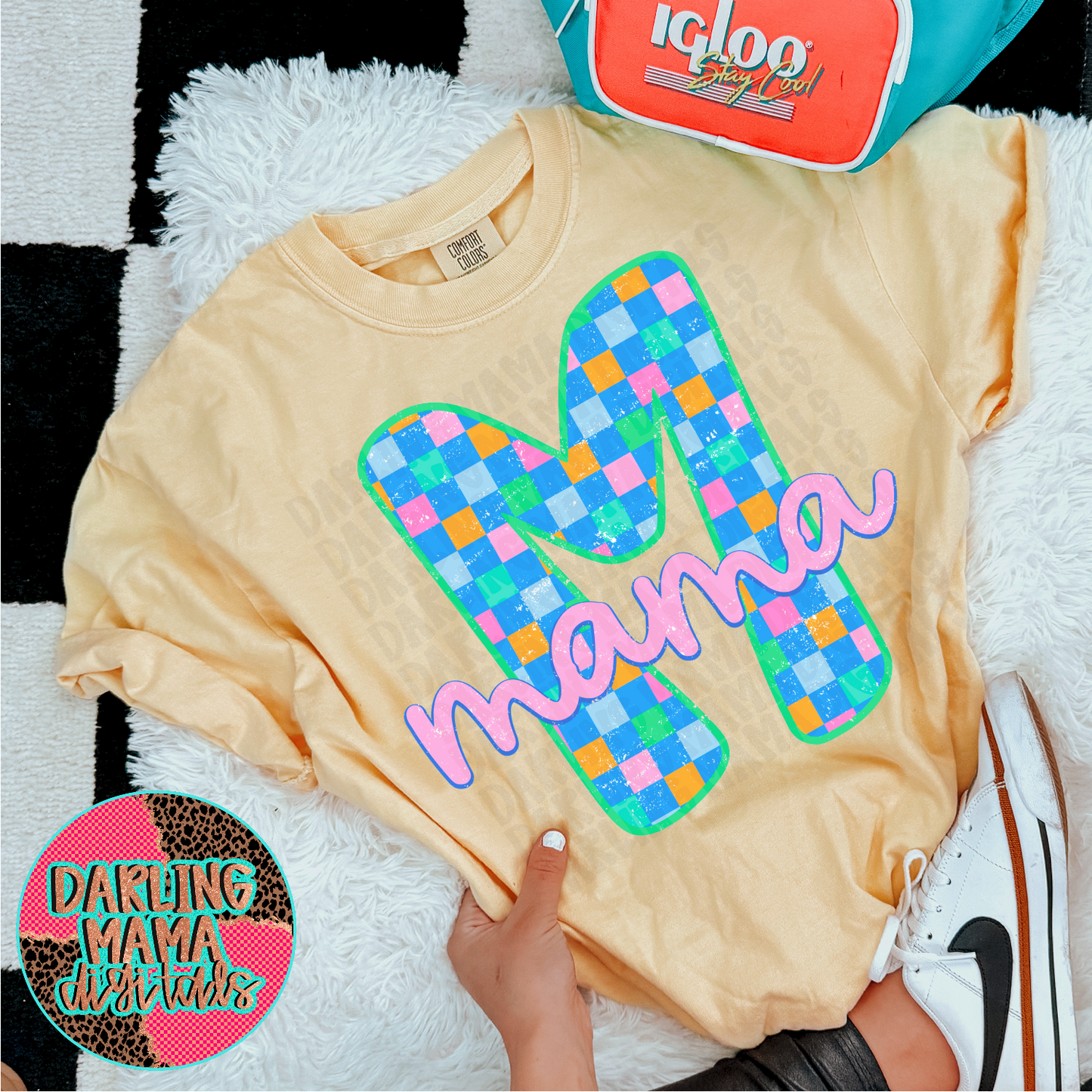 Multi Checkered Big M mama