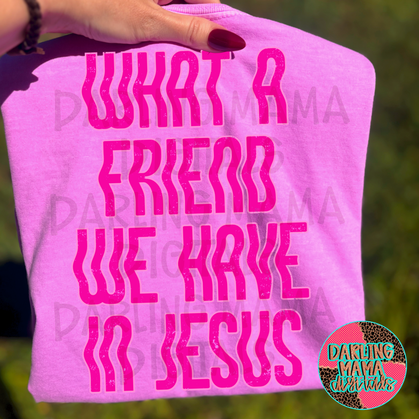 What a friend we have in Jesus