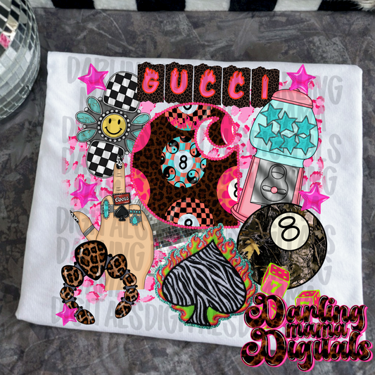 Boujee western CH collage