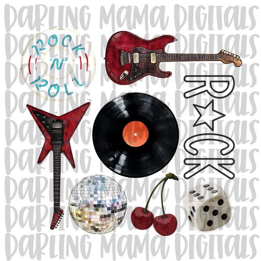 Rock and Roll Collage