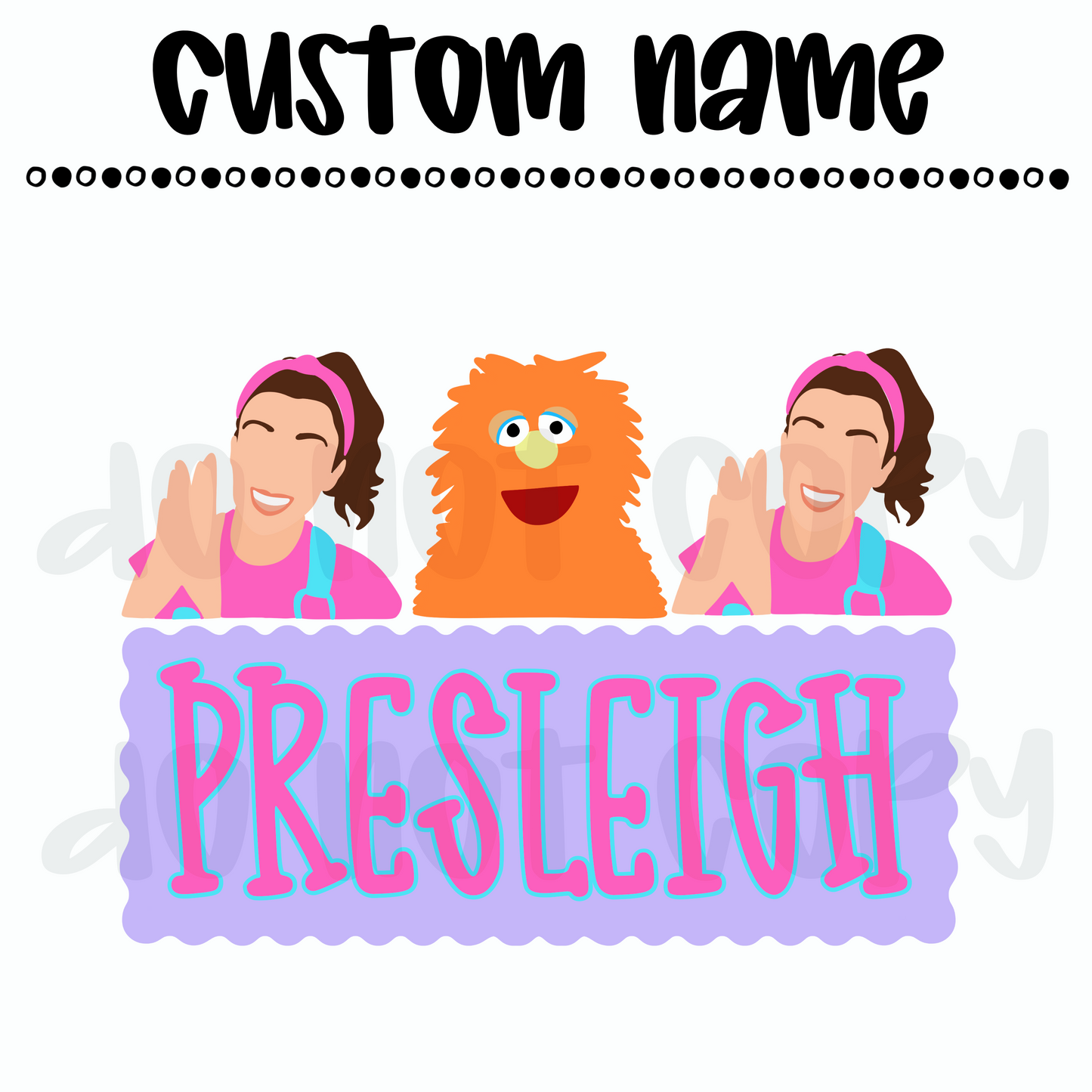 Custom Ms. Rachel Name