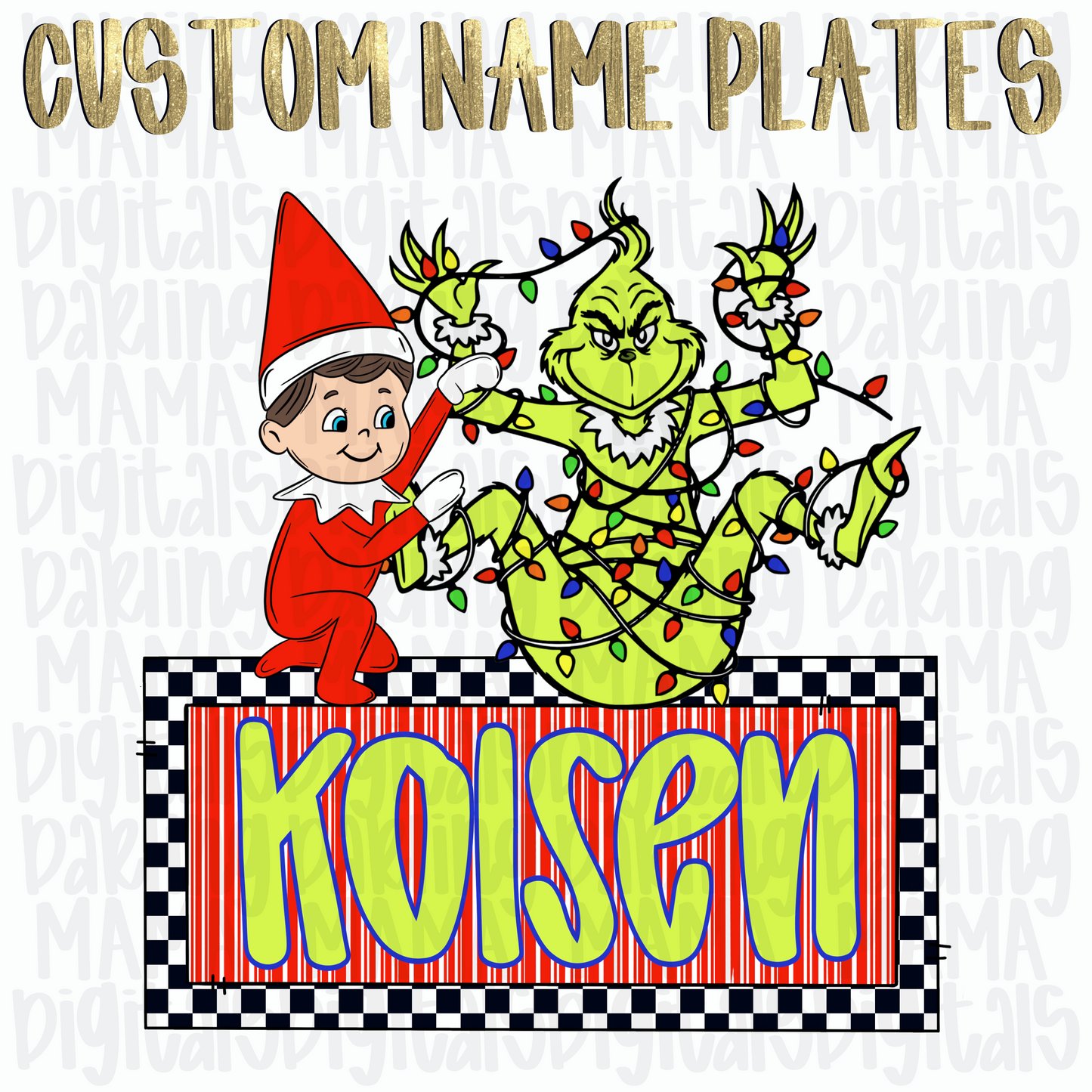 Custom Elf and green man