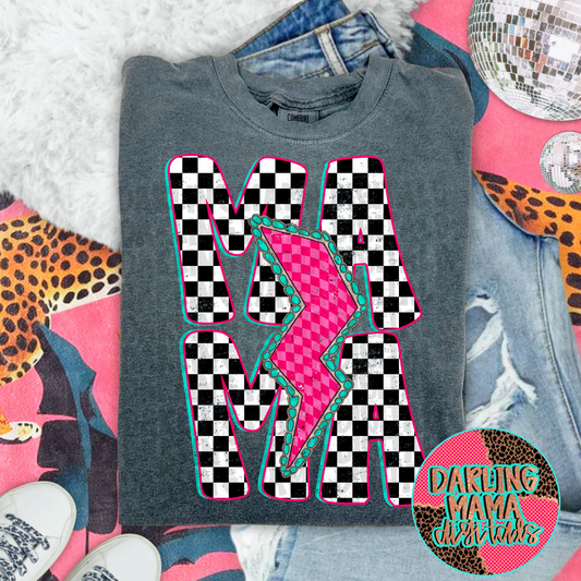 Checkered western Mama