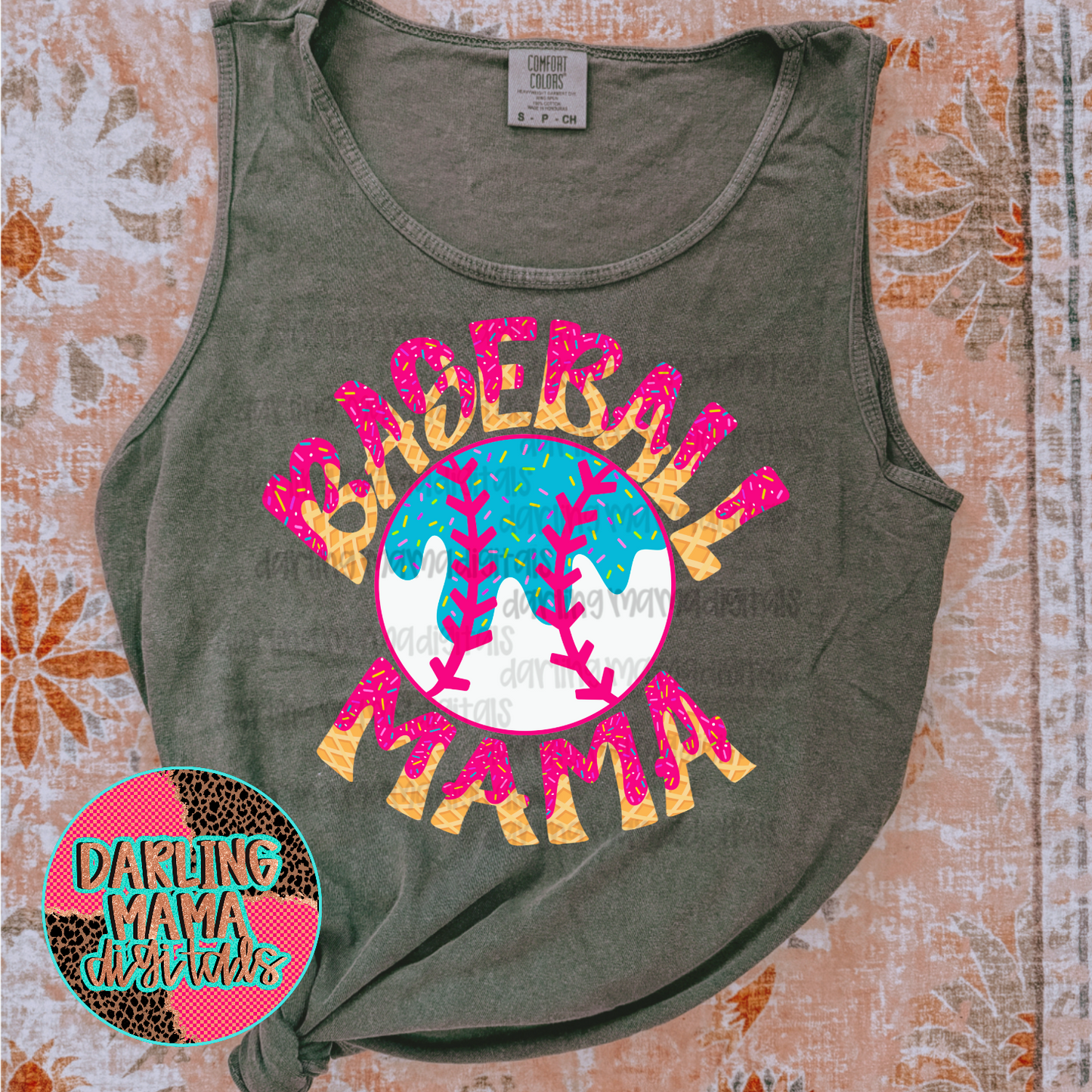 LC Drip Baseball Mama