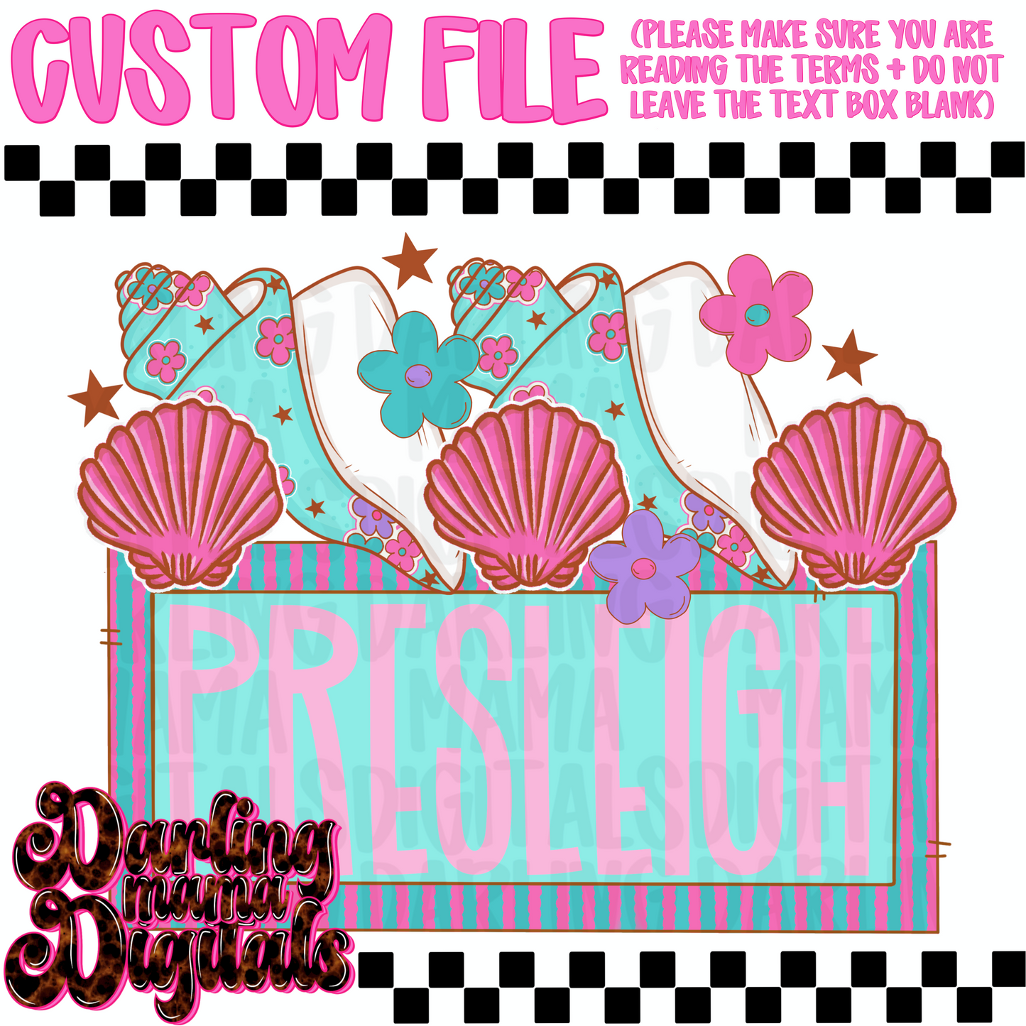 Custom seashell