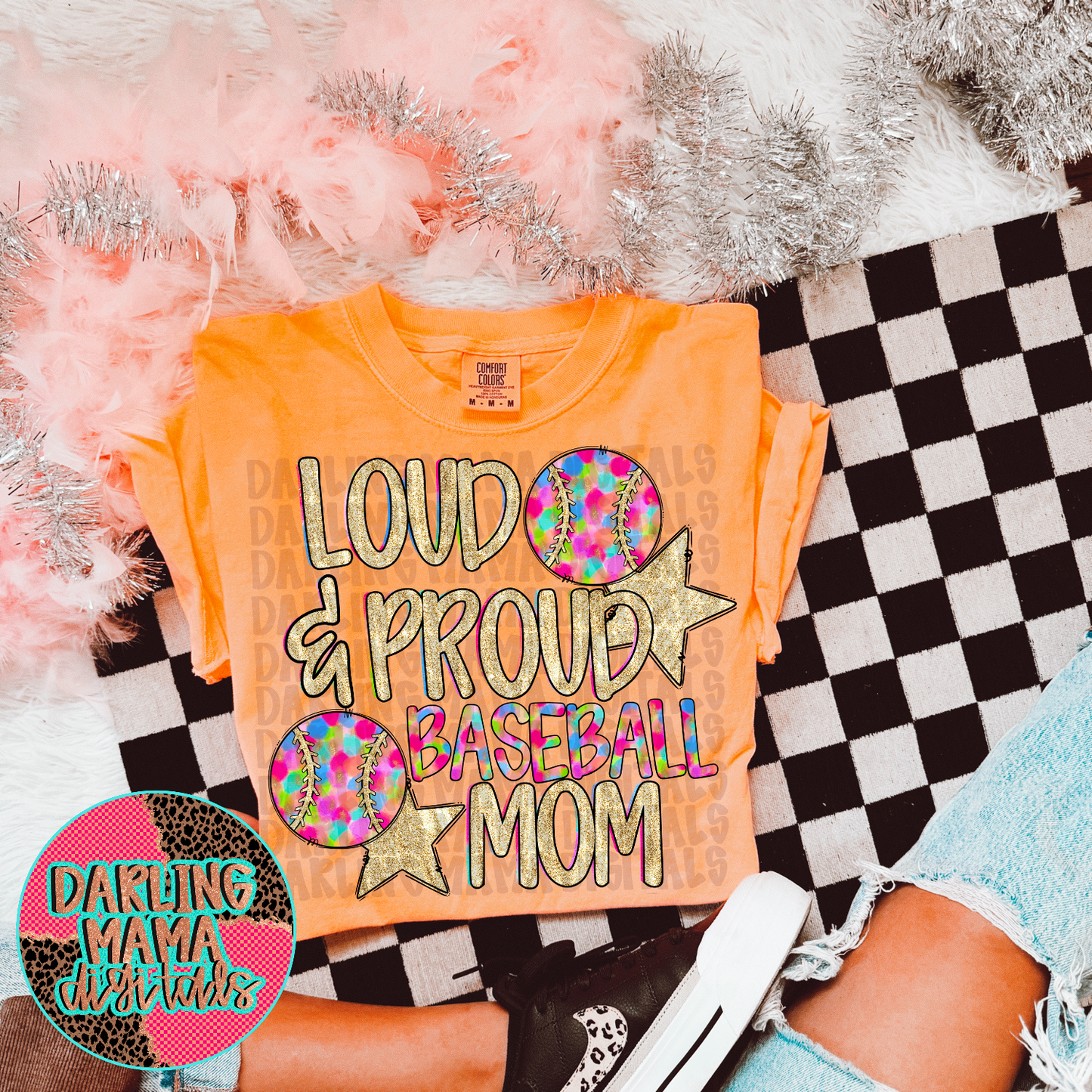 Loud and proud baseball mom