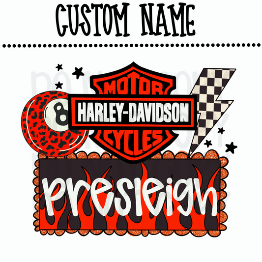 Custom Harley Name