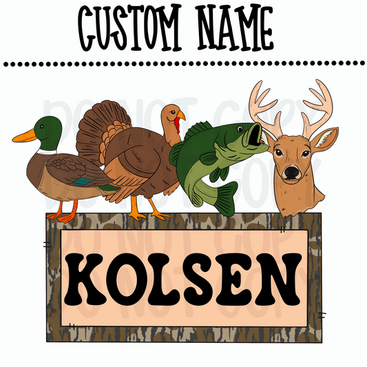 Custom Wildlife Name