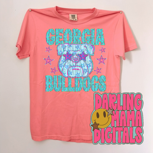 Polka dot GA B*lldogs