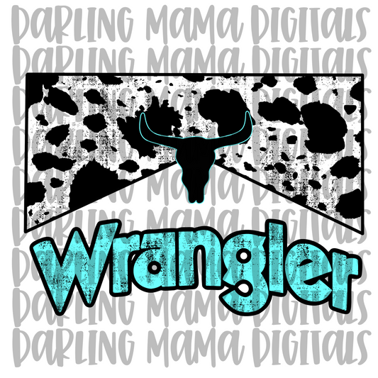 Cow Print Wr*ngler