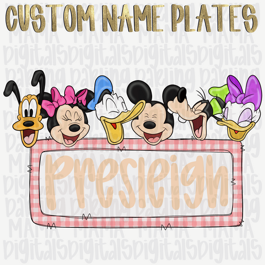 Custom girl mouse and friends