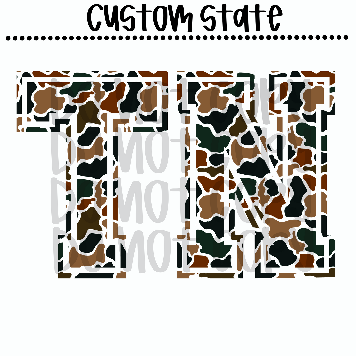 Custom Duck Camo State