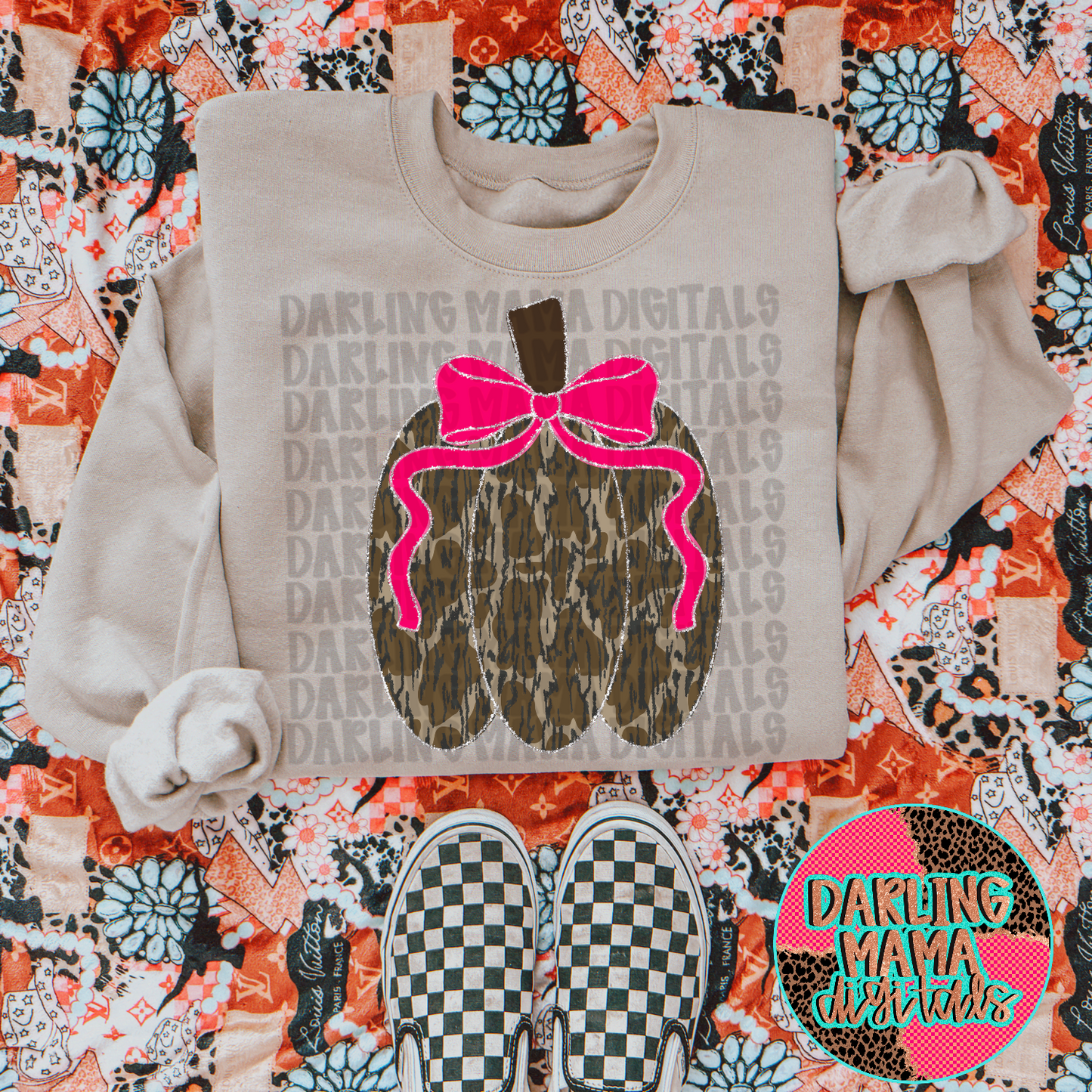 Bottomland Camo Pumpkin